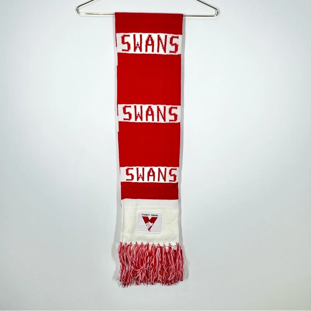 Sydney Swans AFL Football Aussie Traditional Scarf Tassels